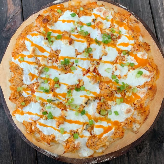 Buffalo Chicken Pizza.