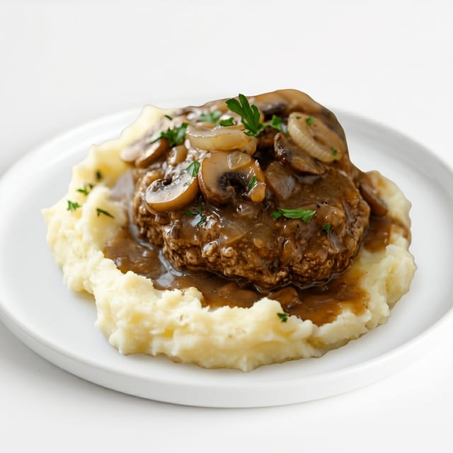 Hamburger Steak.