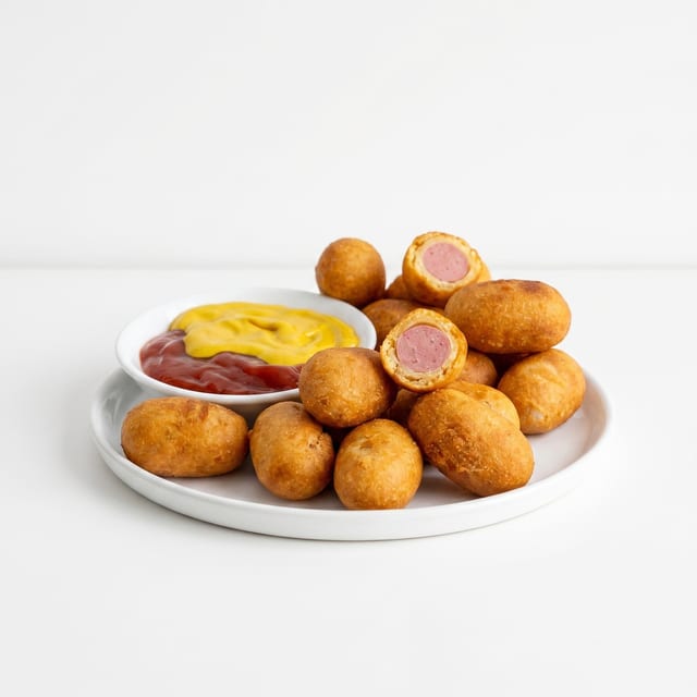 Kid's Mini Corn Dogs.