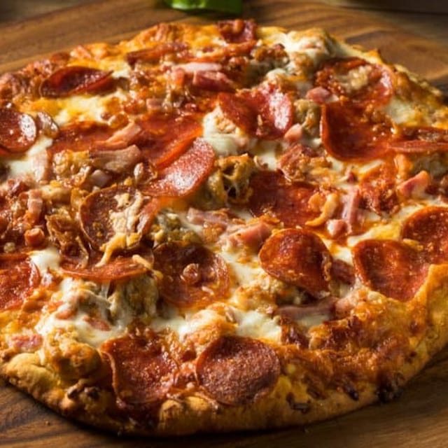 Carnivore Pizza.
