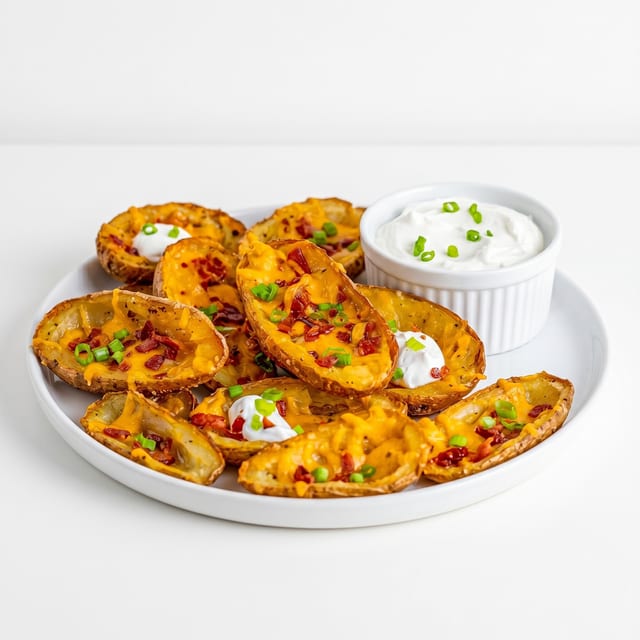 Loaded Potato Skins.